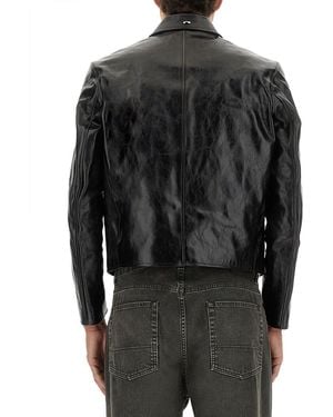 Our Legacy Mini Leather Jacket - Black