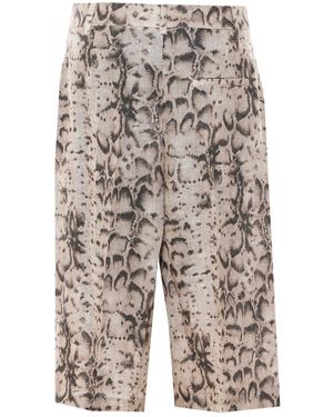 Pinko Shorts Linen - White