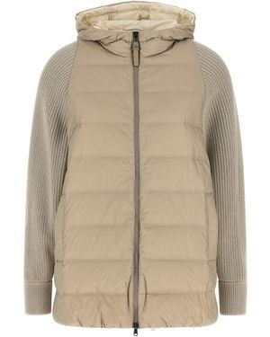 Brunello Cucinelli Polyester Full-Length Jacket Clothing - Natural