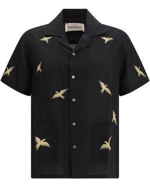 BAZISZT Columbus Shirt Cotton; True Hemp - Black