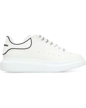 McQ Chunky Leather Sneakers Calf Sneakers - White