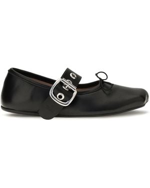 Vivienne Westwood Alice Leather Ballerinas - White