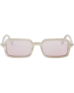 Fendi Fendi Fe40174I Fendi Selleria 60Z Marrone Chiaro Sunglasses - Pink