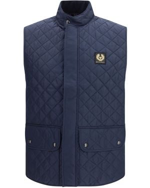 Belstaff Icon Quilted Nylon Gilet - Blue