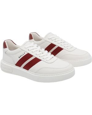 Bally Sneakers Calf Leather/Rubber Sole - White