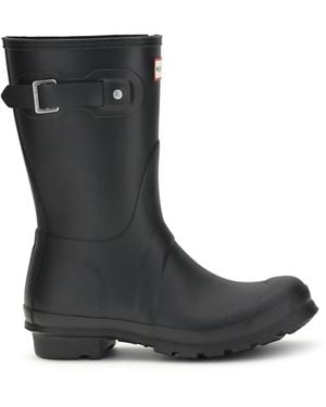 HUNTER Rubber Wellington Boot - Black