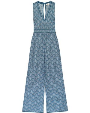 Missoni Viscose Jumpsuit - Blue