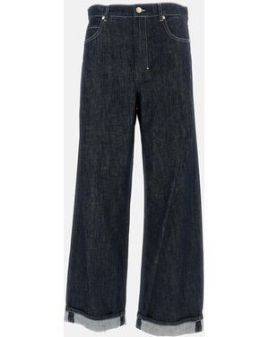 Max Mara Turn-Up Jeans - Blue
