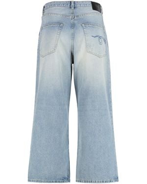 R13 Darcy Wide-Leg Jeans Tencel - Blue