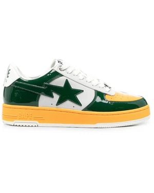 A Bathing Ape A Bathing Ape Bape Sta Sneakers - Yellow