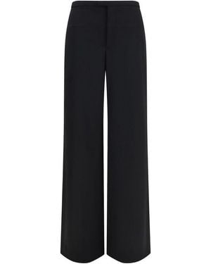Gucci Wool Oves Aries Casual Trousers - Black