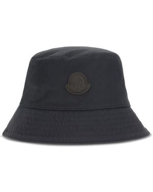 Moncler Cotton Bucket Hat - Blue