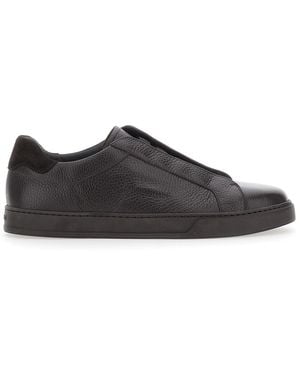 Doucal's Sneakers Spencer Calf Leather Sneakers - Black
