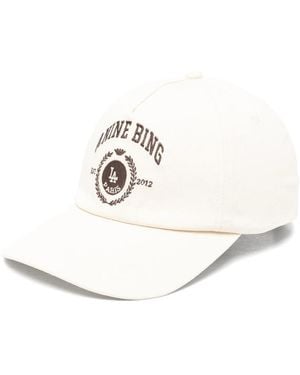 Anine Bing Jeremy Baseball Cap Collegiate - White