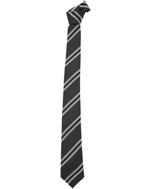 Saint Laurent Silk Tie- Ties & Bow - White