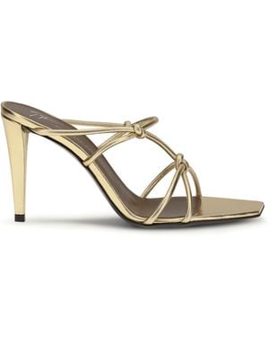 Giuseppe Zanotti Gz Key Mule 90 Sandals Calf Leather Bos Taurus - White
