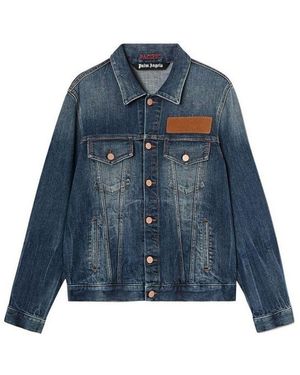 Palm Angels Denim Jackets - Blue