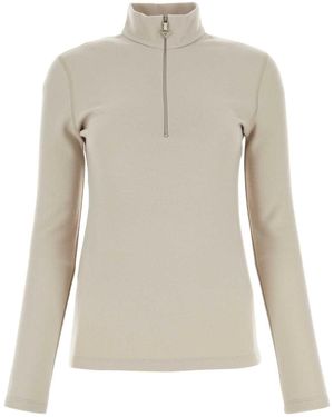 Prada Sand Cashmere Blend Jumper - White