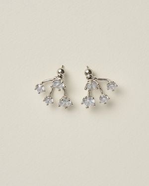 Panconesi Boucles Doreilles Constellation Cluster En Laiton Argenté Jewellery - Natural