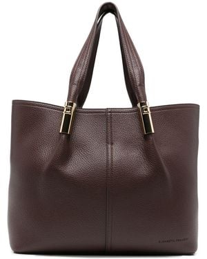 Elisabetta Franchi Shopping Bag - Brown
