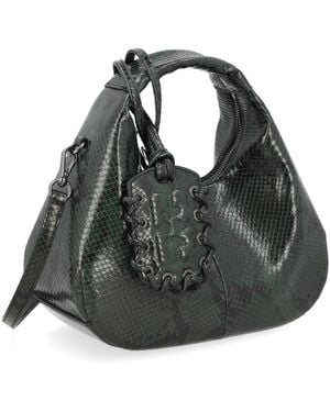 Ganni Hobo Bag Mini Handbags - Black