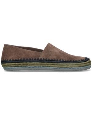 Loewe Loewe Paulas Ibiza Flat Shoes Leather - Brown