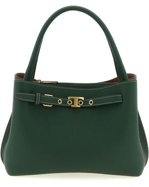Tod's Calfskin Handbag Bag - Green