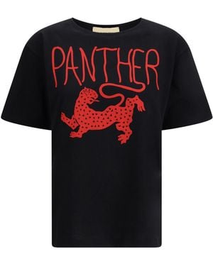 Valentino Printed Cotton T-Shirt T-Shirts - Red