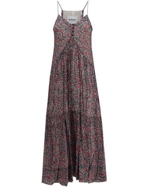 Isabel Marant Sabba Dress Cotton - Purple