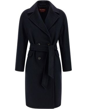 Max Mara Panteon Coat - Blue