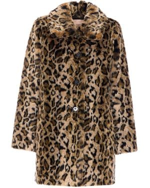Twinset Animalier Coat - Multicolor