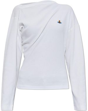 Vivienne Westwood Ribbed Top - White