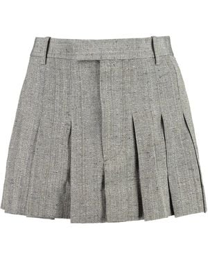 Bottega Veneta Pleated Skirt Viscose - Grey