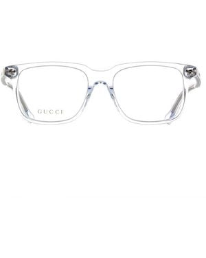Gucci Gg0737O 018 Crystal- 53Mm Sunglasses - Metallic