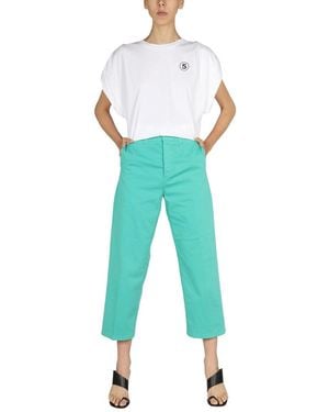 Department 5 Hollywood T-Shirt Cotton T-Shirts - Blue