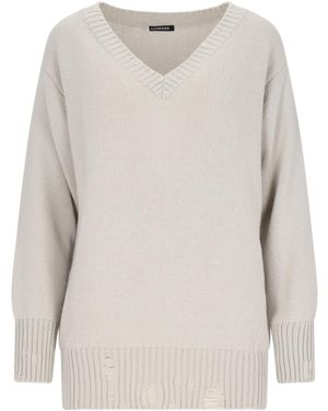 Canessa Jumpers Cashmere - White