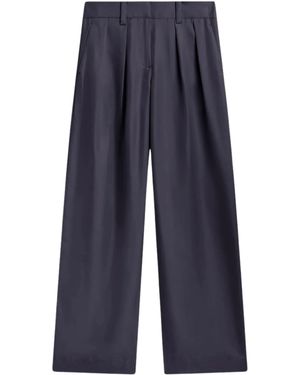 Frankie Shop Relaxed Fit Bermuda Shorts With Belt Loops - Blue