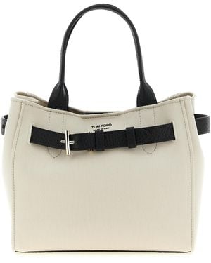 Tom Ford Small Audrey Shopping Bag - Natural