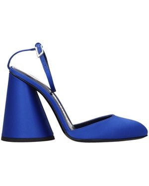 The Attico Ladies Cobalt Luz Slingback Pumps - Blue
