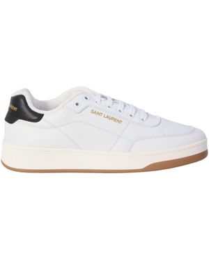 Saint Laurent Trainers Calf Leather - White