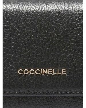 Coccinelle Coccinelle Grained Leather Wallet - Black