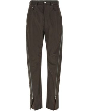 Rick Owens Cotton Casual Trousers - Grey