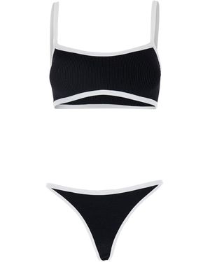 Hunza G Bikini Tyler Knit - Black