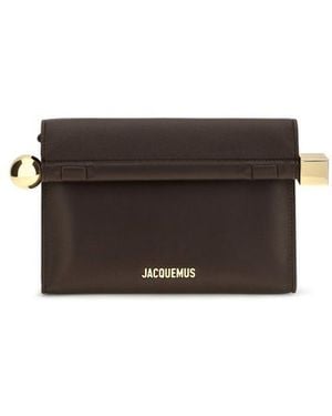 Jacquemus Lamb Ovis Aries Clutch Bag - Brown