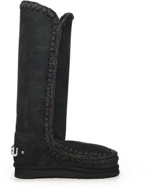 Mou Boots Sheepskin - Black