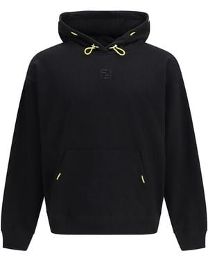 Fendi Hooded Sweatshirt - Black