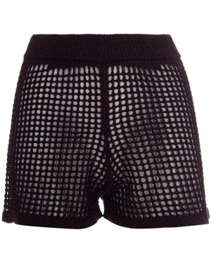 MC2 Saint Barth Shorts Sharma Lurex - Blue