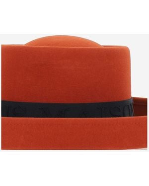 Maison Michel Hat Sonjador Rabbit Felt - Red