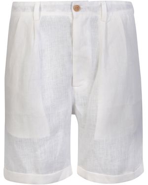 Peninsula Marzamemi Linen Shorts - White