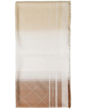Twinset Kefia Jacq. Bubinga Foulard - Natural